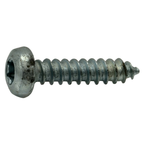 Midwest Fastener Sheet Metal Screw, #6 x 5/8 in, Zinc Plated Steel Pan Head Torx Drive, 30 PK 37055 - main